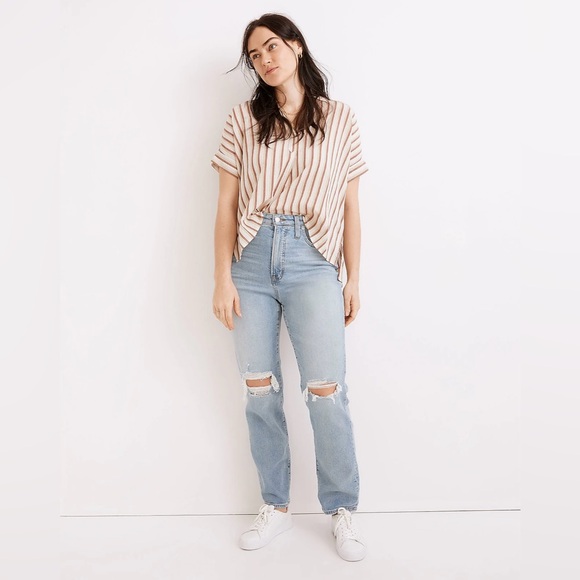 Madewell Denim - NWT Madewell The Curvy Perfect Vintage Jean in Danby Wash size: 29